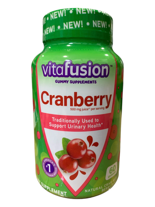 Vitafusion Cranberry Gummies for Women – 500mg Cranberry Juice Concentrate, 60ct