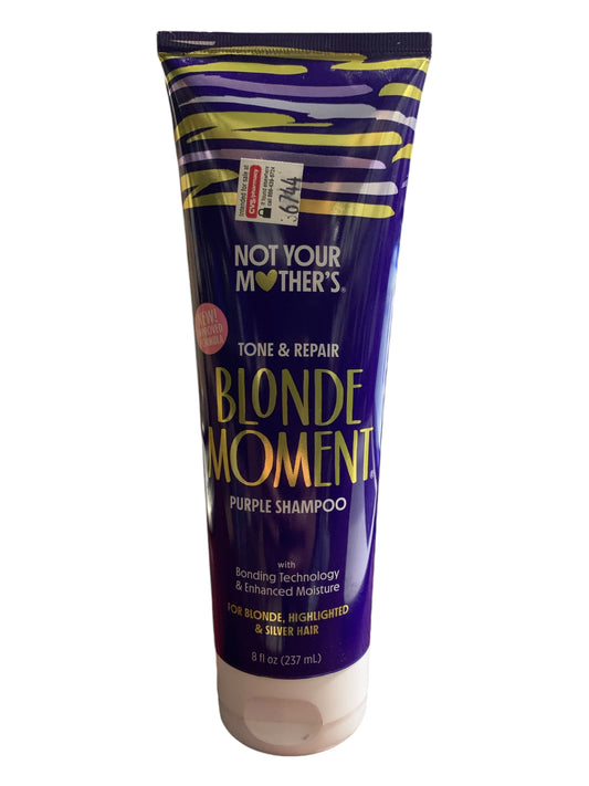 Not Your Mother's Blonde Moment Purple Bonding Shampoo for Light & Silver Hair, 8 fl oz