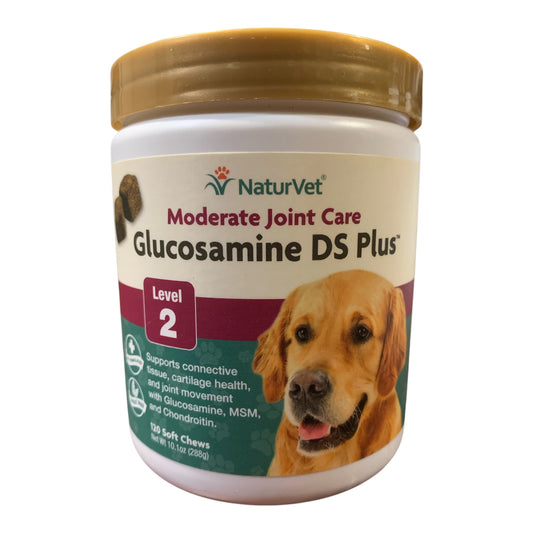 NaturVet Moderate Joint Care Glucosamine DS Plus Level 2, 150ct, 10.1oz