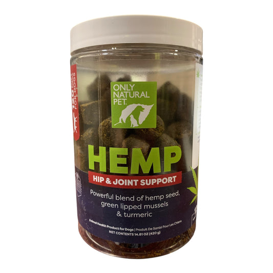 Only Natural Pet HEMP Hip & Joint Support, For Dogs 120ct, 14.8oz