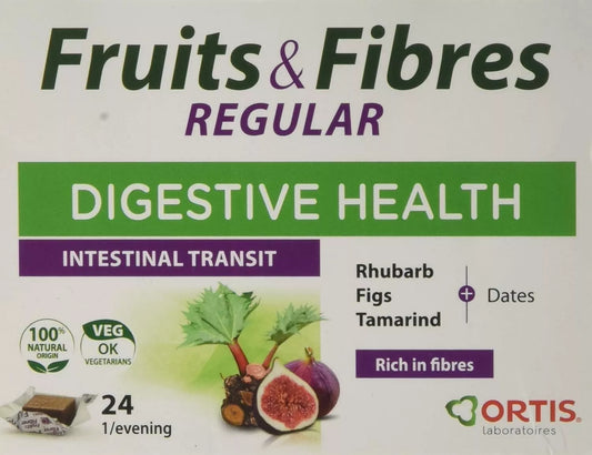 Ortis Fruits and Fibres Regular 24 Cubes Digestive Health