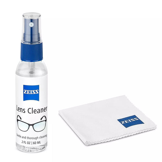 ZEISS Lens Cleaning Kit – Spray & Microfiber Cloth for All Lenses