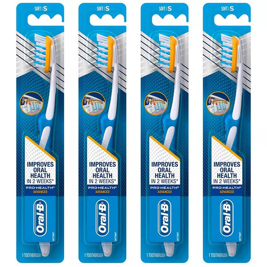 Oral-B  Pro-Health Superior Clean Soft Toothbrushes 4 ct Carded Pack