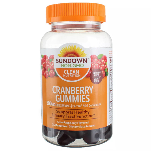 Sundown Naturals Cranberry Gummies 500mg, 75 Ct | CVS