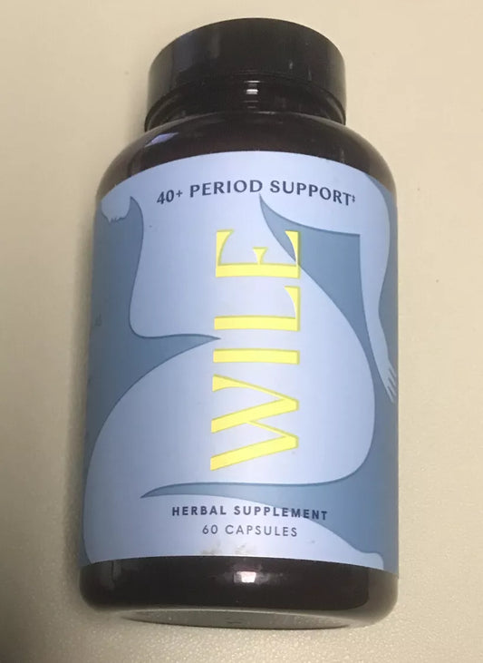 Wile 40+ PERIOD SUPPORT • 60 CAPSULES Supplement Vegan, Gluten Free