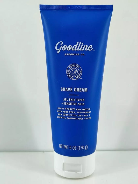 Goodline Grooming Co. Shave Cream For All Skin Types and Sensitive Skin 6 oz