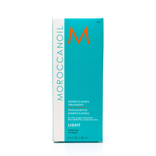 Moroccanoil Treatment Light with Pump, 3.4 oz / 100 mL - For Fine &amp; Light-Colored Hair