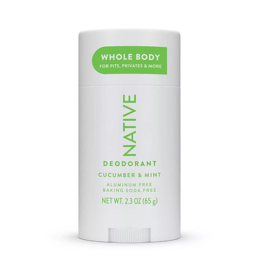 Native Deodorant Whole Body Cucumber &amp; Mint - Aluminum &amp; Paraben Free - 2.3 oz