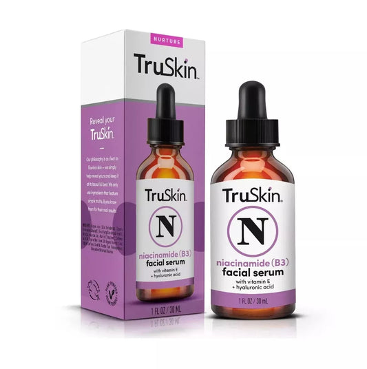 TruSkin Niacinamide (B3) Facial Serum | For All Skin Types | 1 fl oz | Clarify & Brighten