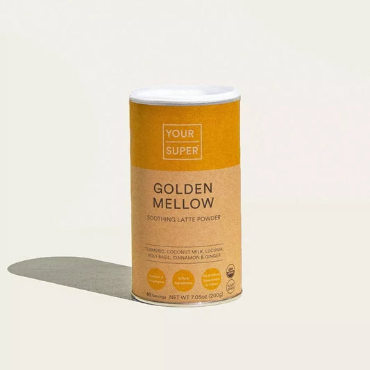 Your Super Golden Mellow Soothing Latte Powder - 7.05 Oz (40 Servings)